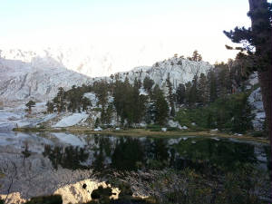 Camp Lake at 11,200 feet elevation