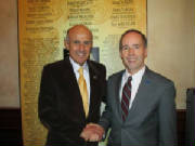 Brian Brubaker with Sheriff Lee Baca